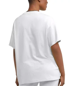Champion Women's Classic Oversized Crewneck Logo Tee -Champion Online 23657716 fpx