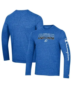 Champion Men's Heather Royal Tampa Bay Lightning Tri-Blend Long Sleeve T-shirt 10 Champion Men's Heather Royal Tampa Bay Lightning Tri-Blend Long Sleeve T-shirt -Champion Online 23662616 fpx