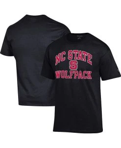 Champion Men's Black NC State Wolfpack High Motor T-shirt