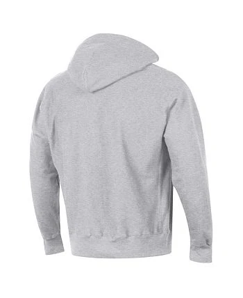 Champion Men's Heathered Gray Minnesota North Stars Reverse Weave Pullover Hoodie 4 Champion Men's Heathered Gray Minnesota North Stars Reverse Weave Pullover Hoodie - Image 2