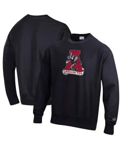 Champion Men's Black Alabama Crimson Tide Vault Logo Reverse Weave Pullover Sweatshirt 10 Champion Men's Black Alabama Crimson Tide Vault Logo Reverse Weave Pullover Sweatshirt -Champion Online 23665033 fpx