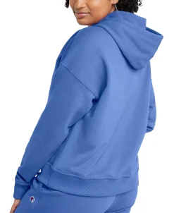 Champion Women's Relaxed Logo Fleece Sweatshirt Hoodie -Champion Online 23665969 fpx