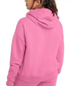 Champion Women's Relaxed Logo Fleece Sweatshirt Hoodie -Champion Online 23665972 fpx