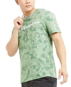 Champion Men's Standard-Fit Camo Logo Graphic T-Shirt -Champion Online 23674296 fpx