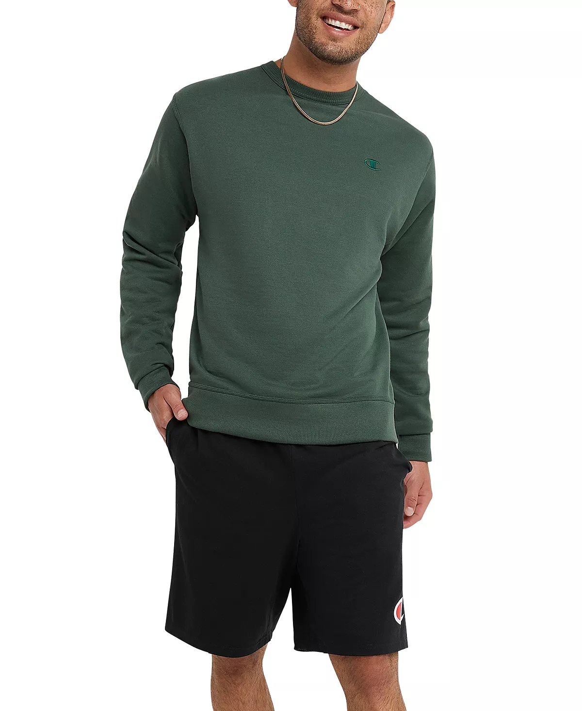 Champion Men's Powerblend Fleece Sweatshirt 7 Champion Men's Powerblend Fleece Sweatshirt - Image 5