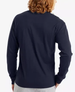 Champion Men's Script-Logo Long Sleeve Tshirt -Champion Online 23705930 fpx