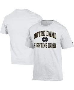 Champion Men's White Notre Dame Fighting Irish High Motor T-shirt