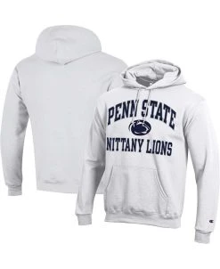 Champion Men's White Penn State Nittany Lions High Motor Pullover Hoodie
