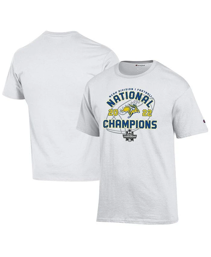 Men's White South Dakota State Jackrabbits 2022 FCS Football National Champions Locker Room T-shirt 3 Men's White South Dakota State Jackrabbits 2022 FCS Football National Champions Locker Room T-shirt