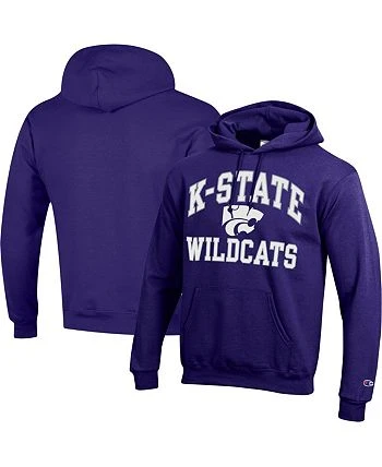 Champion Men's Purple Kansas State Wildcats High Motor Pullover Hoodie 4 Champion Men's Purple Kansas State Wildcats High Motor Pullover Hoodie - Image 2