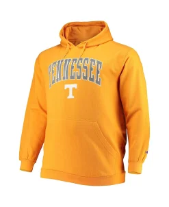 Champion Men's Tenn Orange Tennessee Volunteers Big And Tall Arch Over Logo Powerblend Pullover Hoodie 8 Champion Men's Tenn Orange Tennessee Volunteers Big And Tall Arch Over Logo Powerblend Pullover Hoodie -Champion Online 23885972 fpx