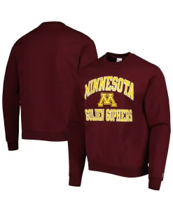 Champion Men's Maroon Minnesota Golden Gophers High Motor Pullover Sweatshirt -Champion Online 23967676 fpx