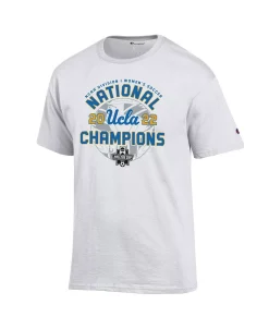 Men's White UCLA Bruins 2022 NCAA Women's Soccer National Champions T-shirt -Champion Online 23969040 fpx