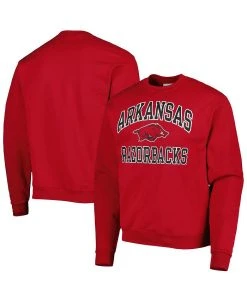 Champion Men's Cardinal Arkansas Razorbacks High Motor Pullover Sweatshirt