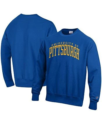 Champion Men's Royal Pitt Panthers Arch Reverse Weave Pullover Sweatshirt 4 Champion Men's Royal Pitt Panthers Arch Reverse Weave Pullover Sweatshirt - Image 2