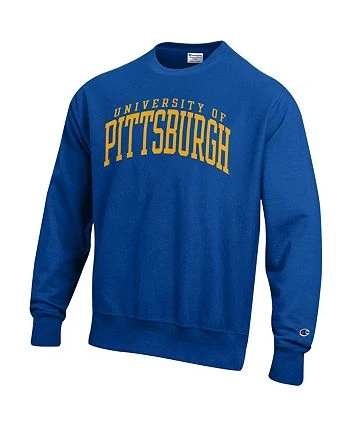 Champion Men's Royal Pitt Panthers Arch Reverse Weave Pullover Sweatshirt 5 Champion Men's Royal Pitt Panthers Arch Reverse Weave Pullover Sweatshirt - Image 3