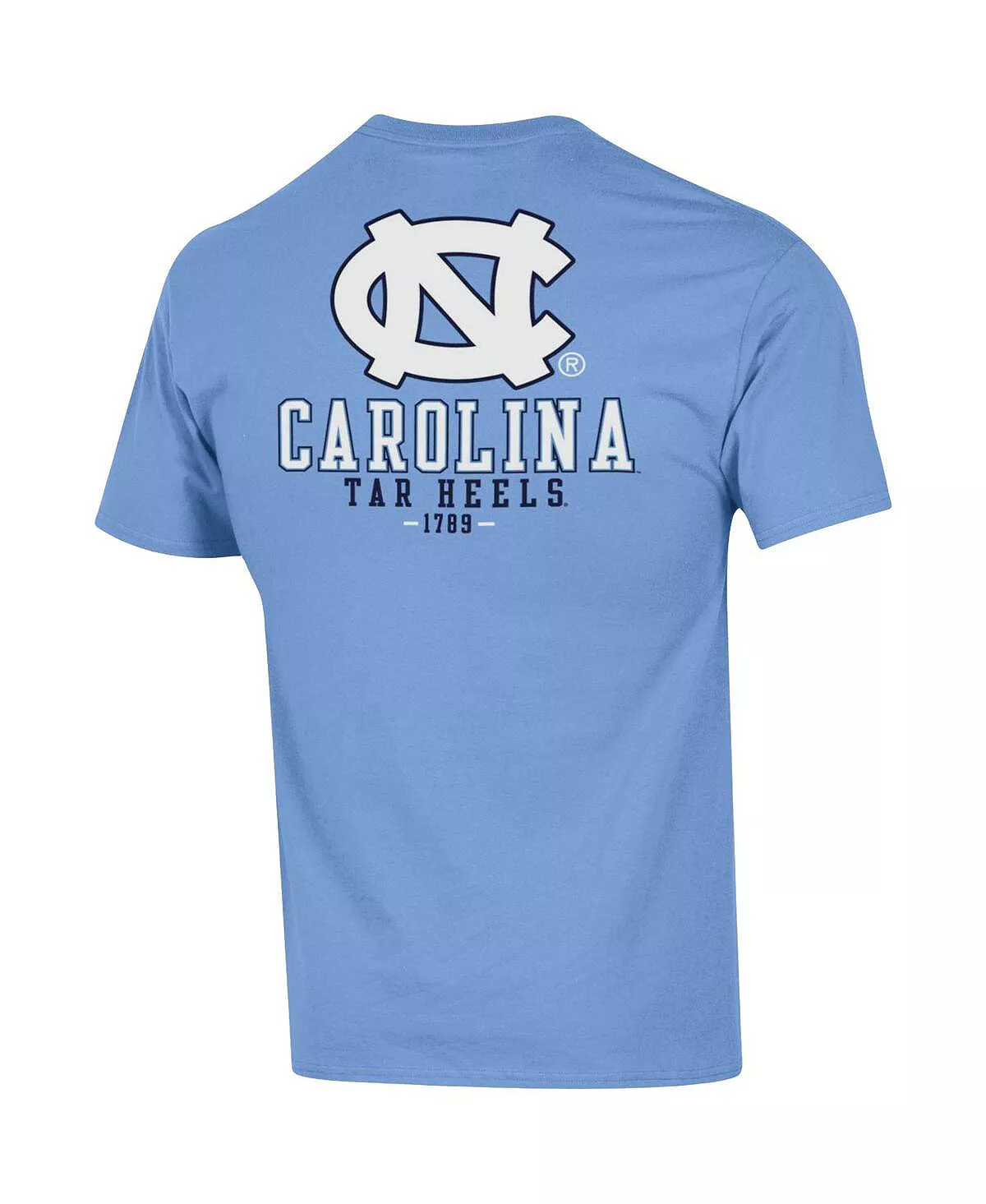 Champion Men's Carolina Blue North Carolina Tar Heels Stack 2-Hit T-shirt 6 Champion Men's Carolina Blue North Carolina Tar Heels Stack 2-Hit T-shirt - Image 4