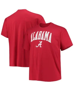Champion Men's Crimson Alabama Crimson Tide Big And Tall Arch Over Wordmark T-shirt -Champion Online 24032289 fpx