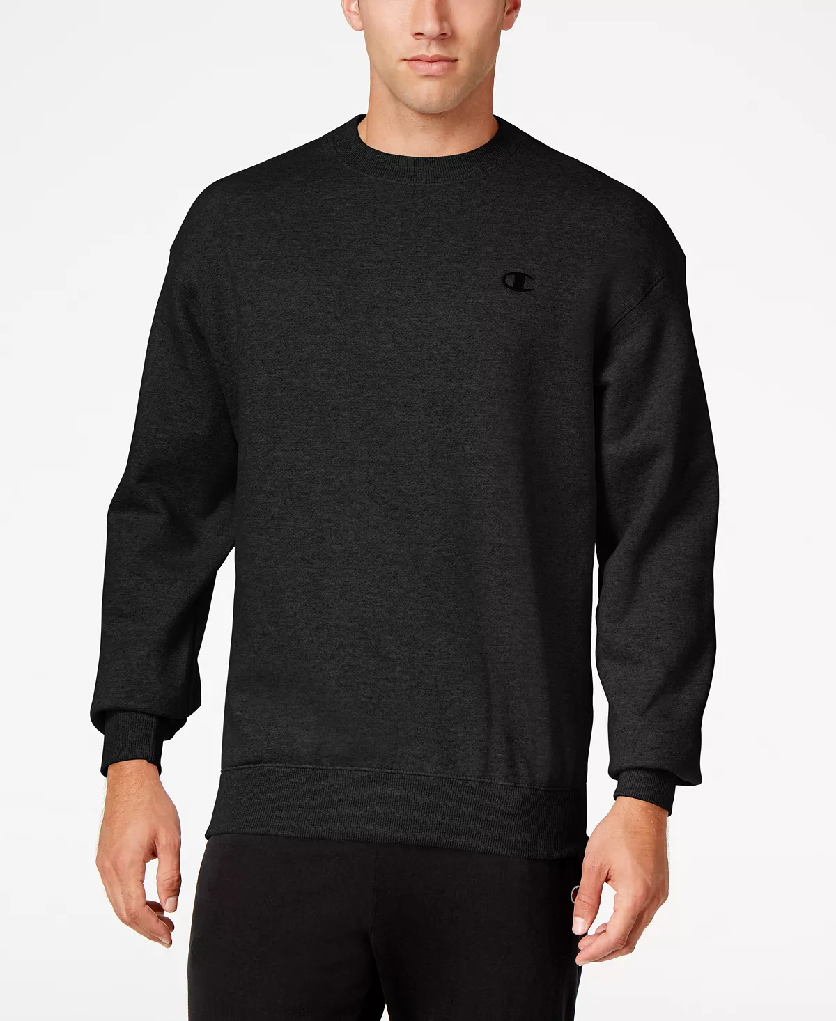 Champion Men's Powerblend Fleece Sweatshirt 3 Champion Men's Powerblend Fleece Sweatshirt