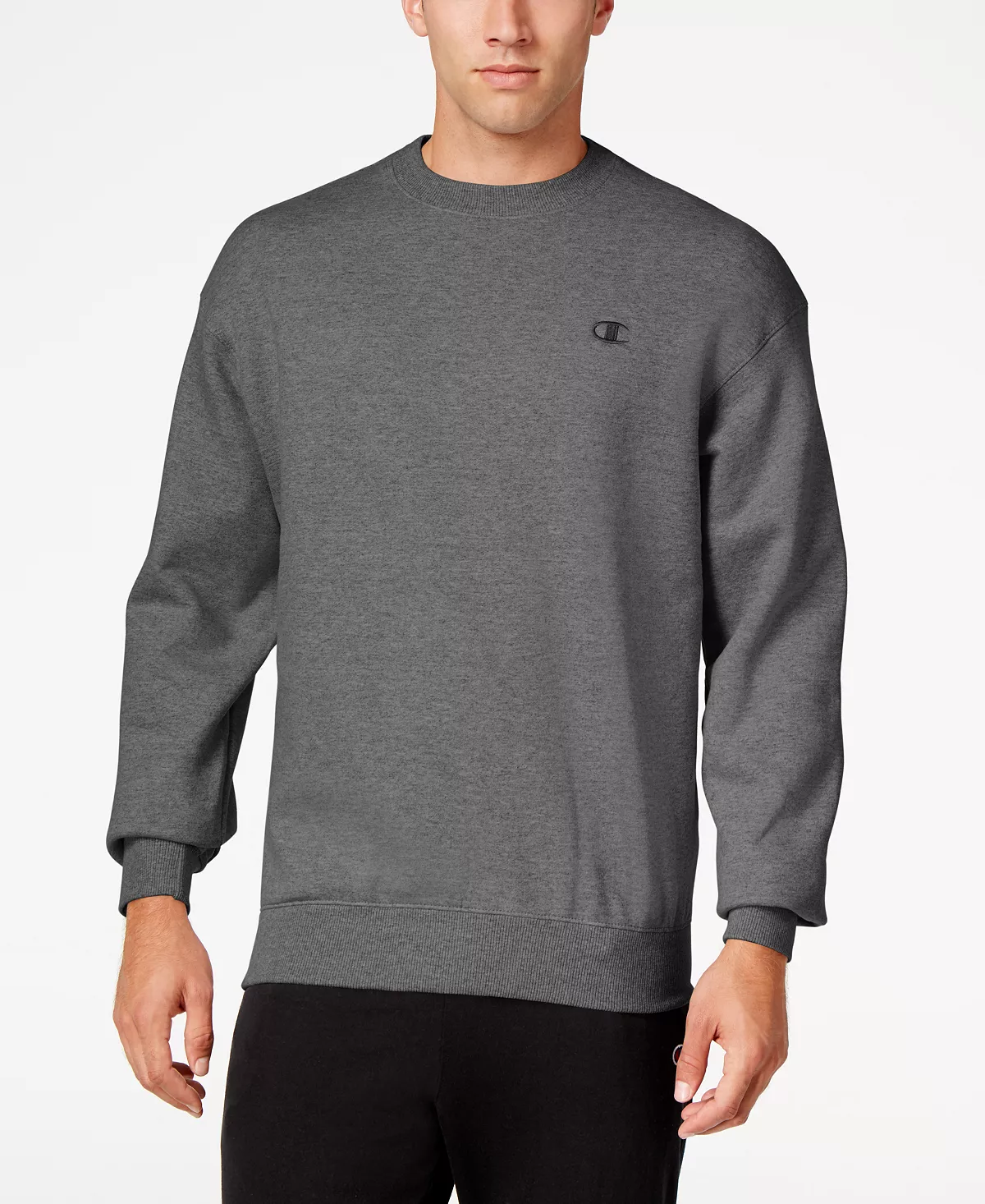 Champion Men's Powerblend Fleece Sweatshirt 6 Champion Men's Powerblend Fleece Sweatshirt - Image 4