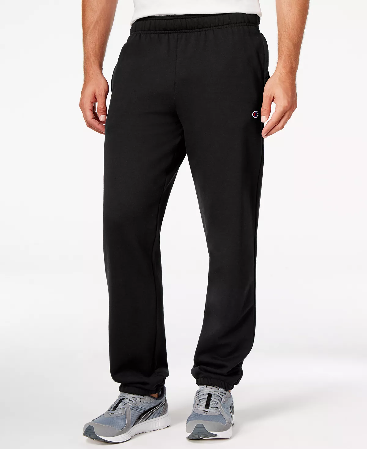 Champion Men's Powerblend Fleece Relaxed Pants 4 Champion Men's Powerblend Fleece Relaxed Pants - Image 2