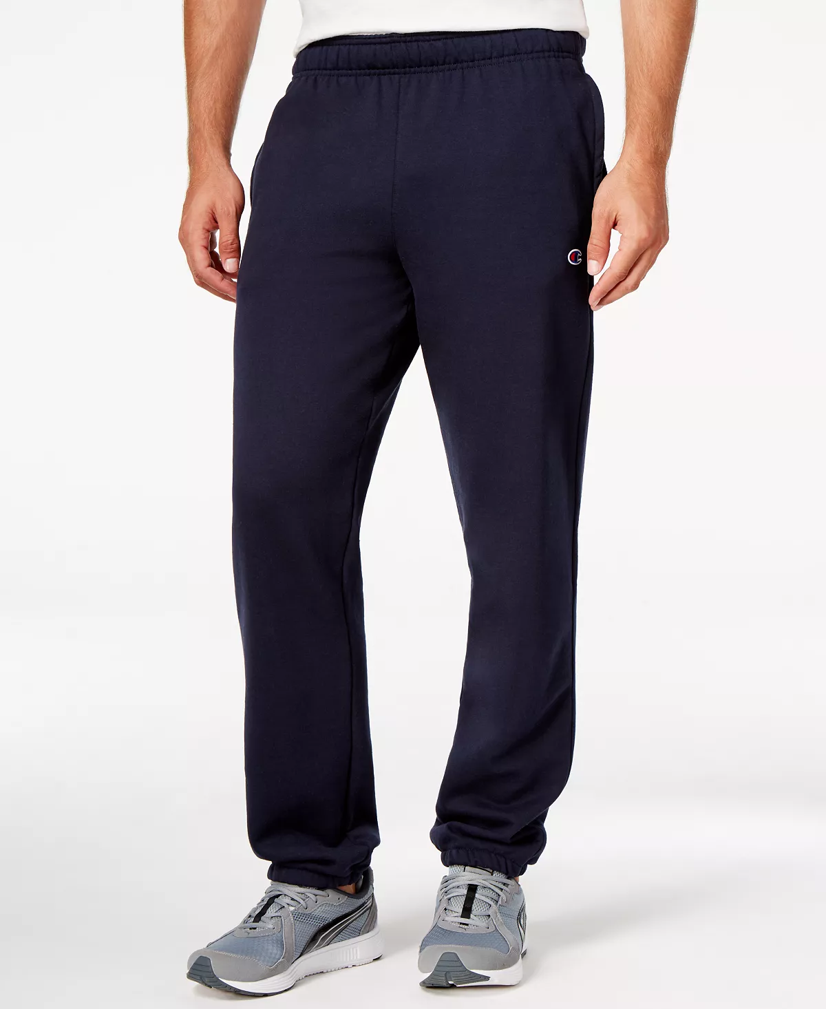 Champion Men's Powerblend Fleece Relaxed Pants 3 Champion Men's Powerblend Fleece Relaxed Pants