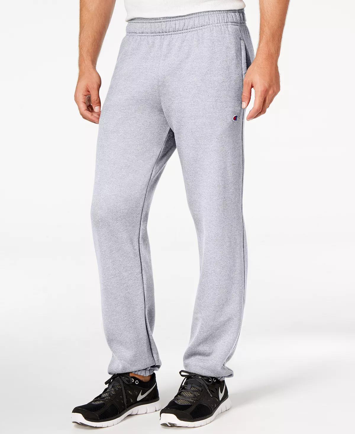 Champion Men's Powerblend Fleece Relaxed Pants 5 Champion Men's Powerblend Fleece Relaxed Pants - Image 3