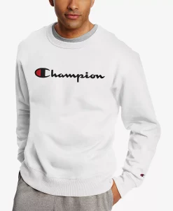 Champion Men's Powerblend Fleece Logo Sweatshirt -Champion Online 9890343 fpx
